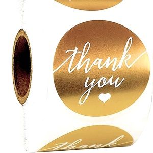 🔥BEST SELLING 🎉100 stickers- Premium Gold Foil 🔥1.5 in.